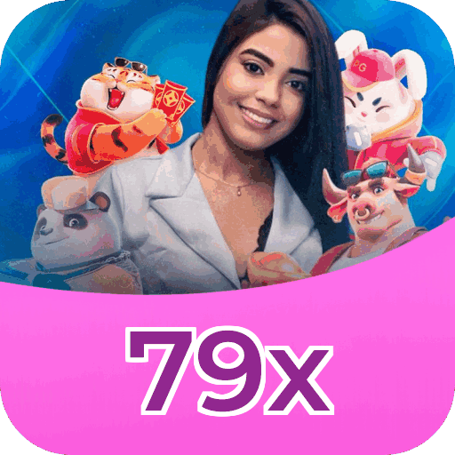 Plataforma 79x mostrando interface moderna, jogos certificados e recursos de segurança licenciados